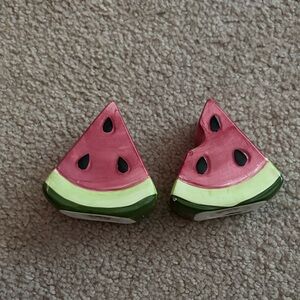 Watermelon Slice Salt and Pepper Shakers